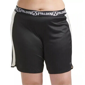Women Plus Size Spalding Basketball Shorts